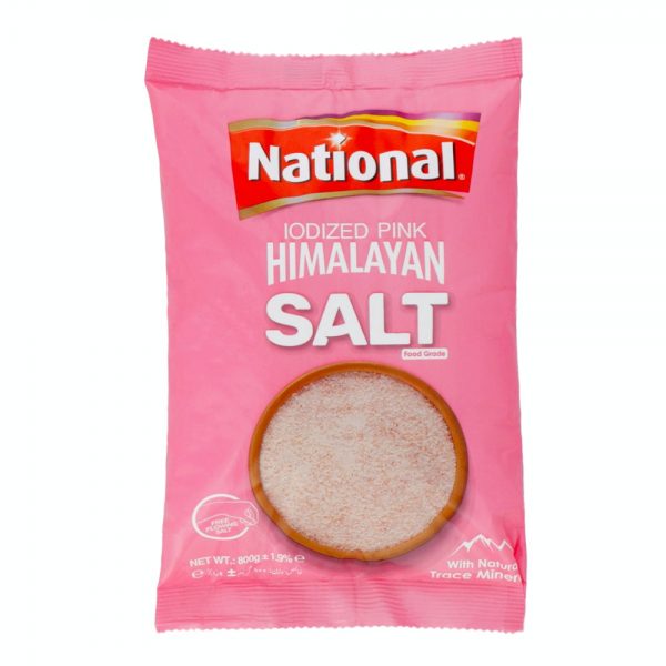 National Iodized Pink Himalayan Salt 800g