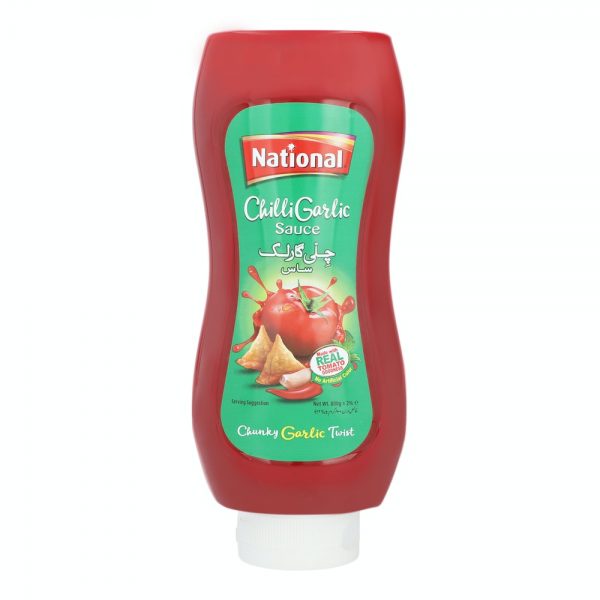 National Chilli Garlic Sauce Squeezy 800g