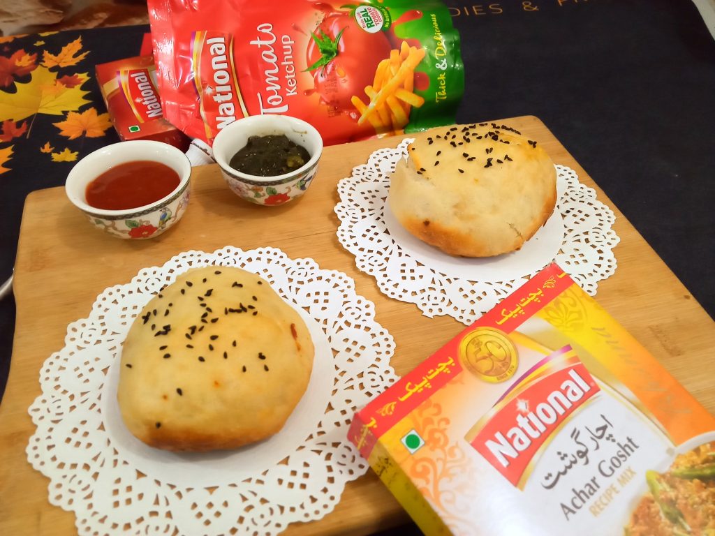 Chicken stuffed buns