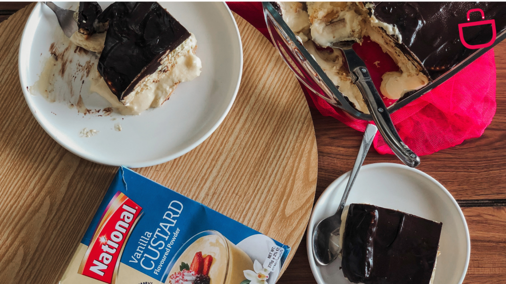 No Bake Chocolate Eclair