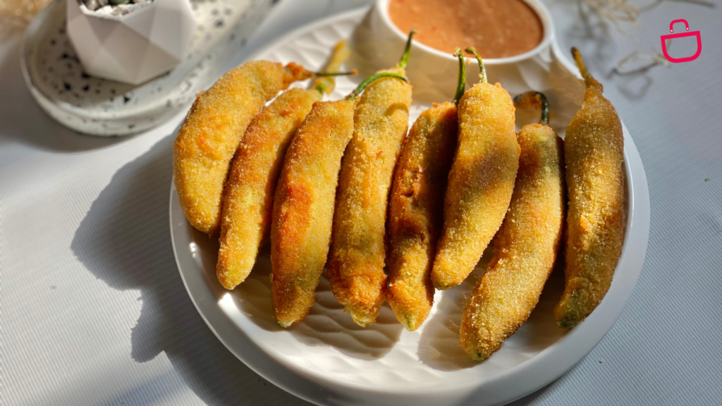 Stuffed Chicken Achari Green Chillies