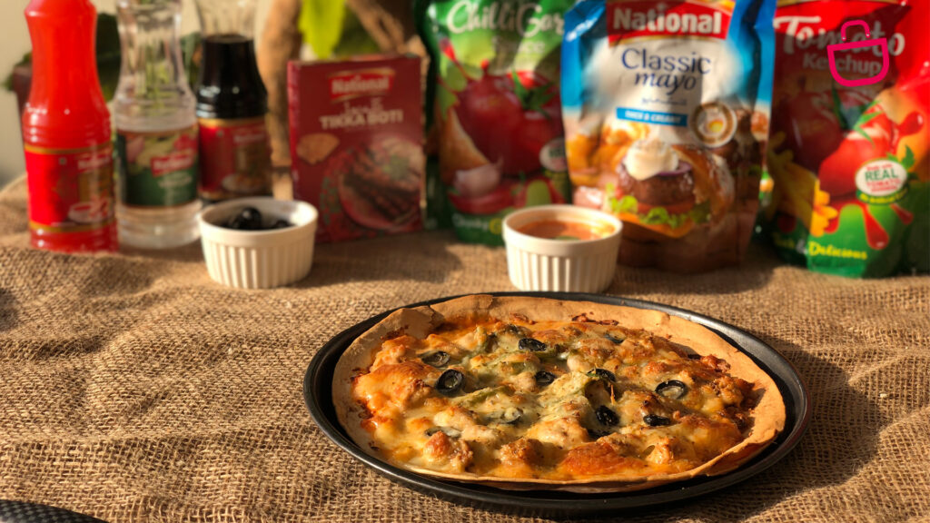 Thin Crust Tortilla Pizza