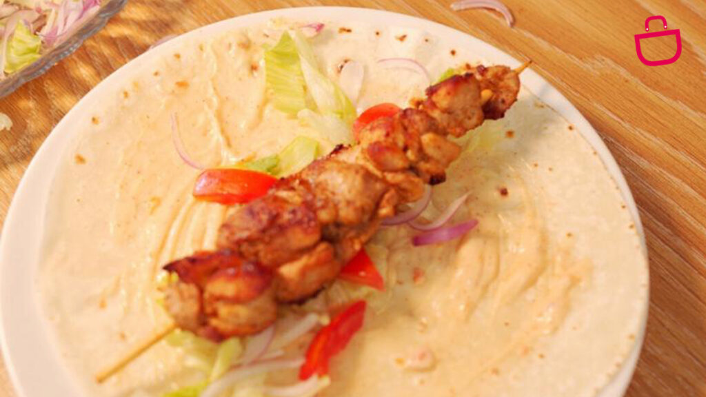 Lemon Chicken Tikka Wrap
